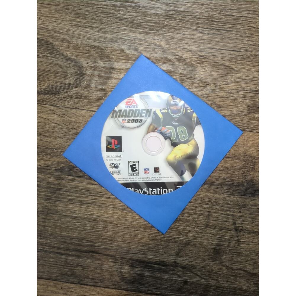 Madden NFL 2003 (Sony PlayStation 2, 2002) Disc Only